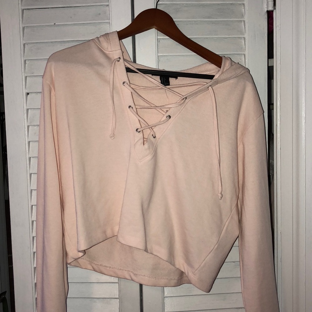 Cropped hoodie
